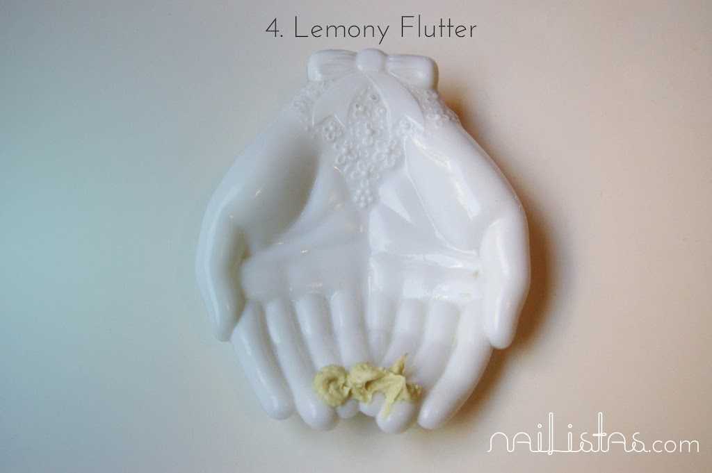 Lemony flutter LUSH cosmetics http://www.nailistas.com