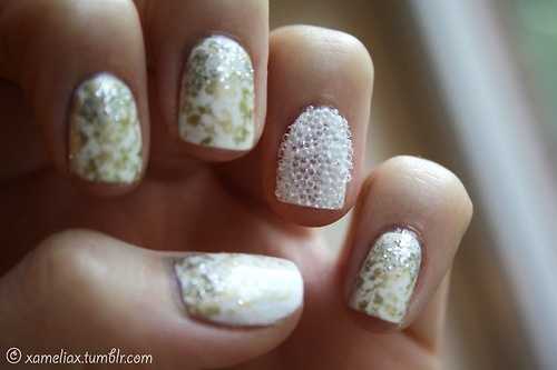 Manicura de Novia // Wedding Bridal nails // Bridal manicure