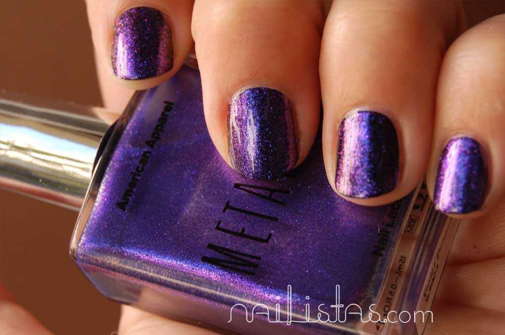 Swatch American Apparel Violet Panache Metallic Multichrome Swatch American Apparel Violet Panache Metallic Multichrome