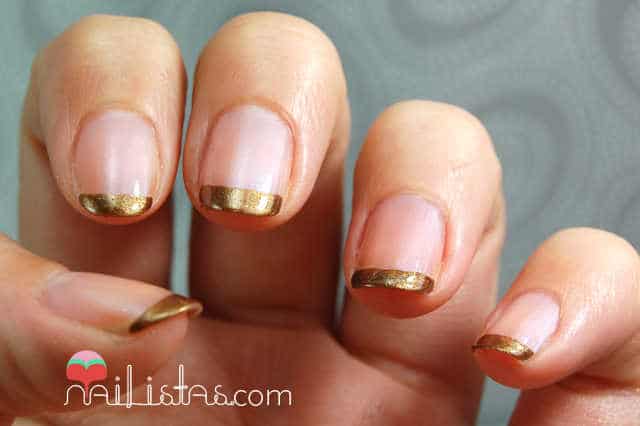 Manicura francesa de colores diferentes Manicura francesa de colores diferentes