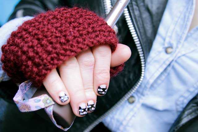 Uñas decoradas con gatos y mitones budeos Uñas decoradas con gatos y mitones budeos