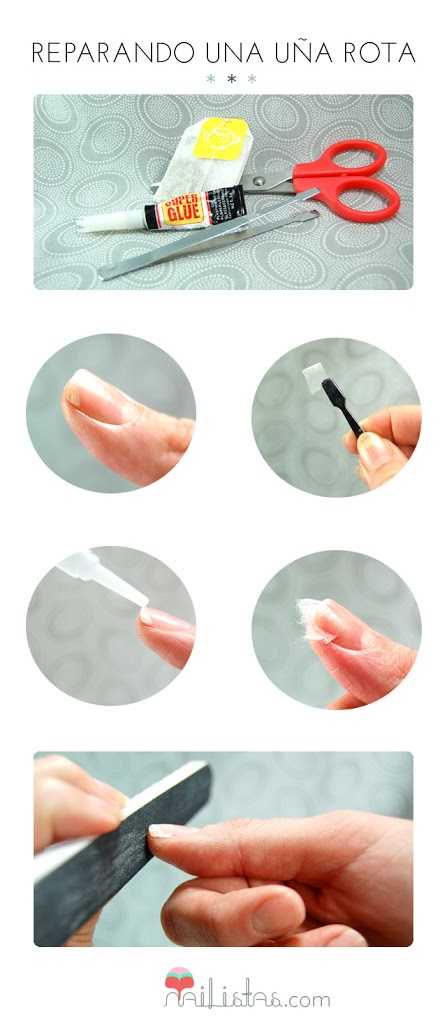 Truco para reparar una uña rota // Tutorial // DIY