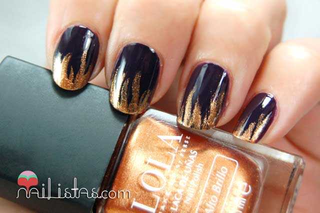 Nail art de llamas // Egyptian Goddess Nail art de llamas // Egyptian Goddess