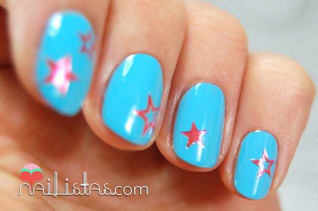 Uñas decoradas con estrellas // Stickers Uñas decoradas con estrellas // Stickers