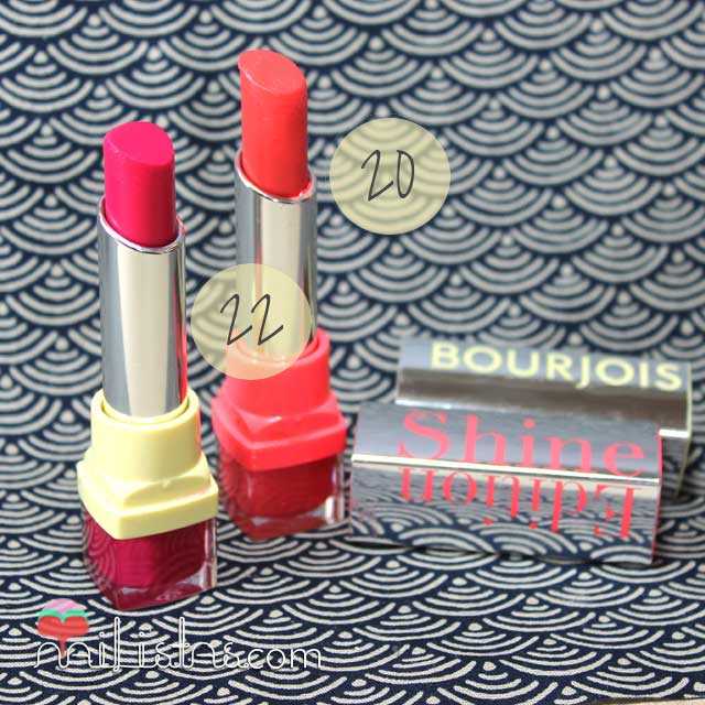 Bourjois Shine Edition 1,2,3 Soleil y Fuchsia Famous Bourjois Shine Edition 1,2,3 Soleil y Fuchsia Famous
