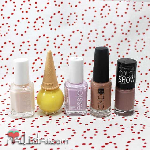 Esmaltes de uñas pastel y neutros Esmaltes de uñas pastel y neutros