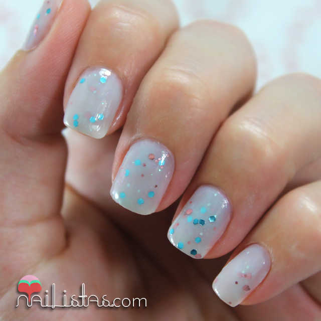 Swatch de Glitter in the Air by Deborah Lippmann