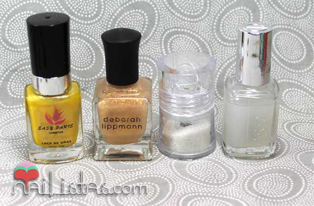 Esmaltes de uñas y purpurina