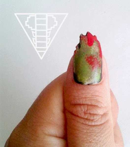Uñas decoradas estilo Zombie Uñas decoradas estilo Zombie