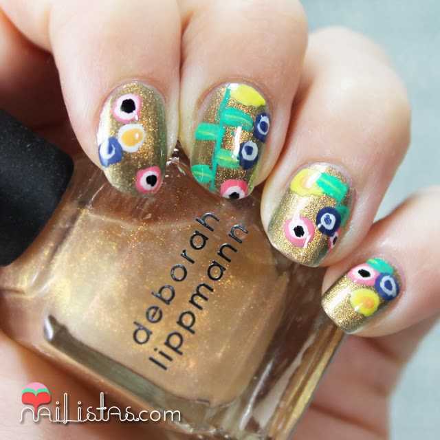 Uñas decoradas art nouveau | Nail Art inspirado en Gustav Klimt Uñas decoradas art nouveau | Nail Art inspirado en Gustav Klimt