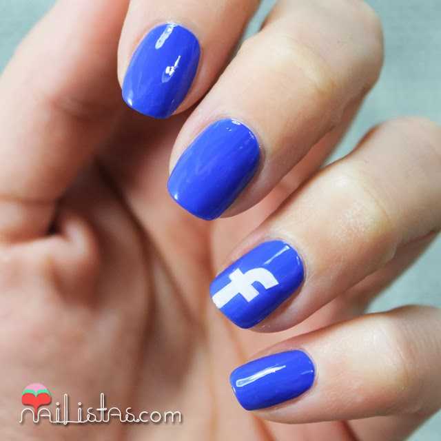uñas decoradas de redes sociales Facebook nail art uñas decoradas de redes sociales Facebook