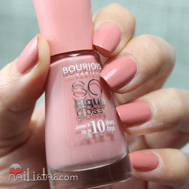 swatch de tombee a pink de Bourjois