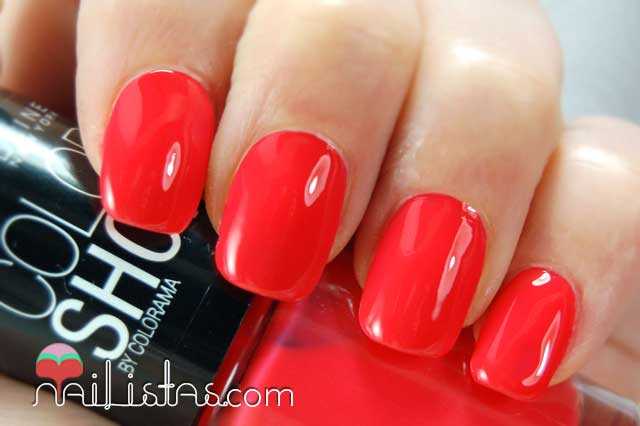 Urban Coral Swatch // Color Show Maybelline New York