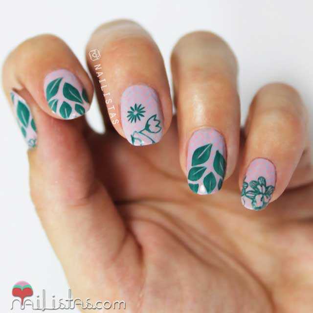 Stamping nail art Moyou London