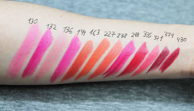 labiales color Riche Loreal opinion y swatches