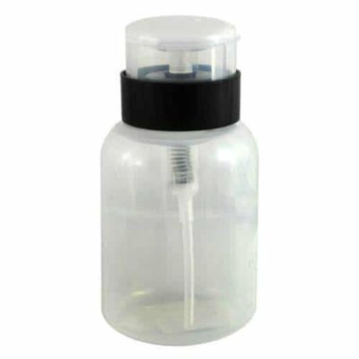 Bote frasco para acetona quitaesmaltes sistema pump up