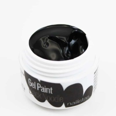 Gel paint nail art gel painting negro opaco