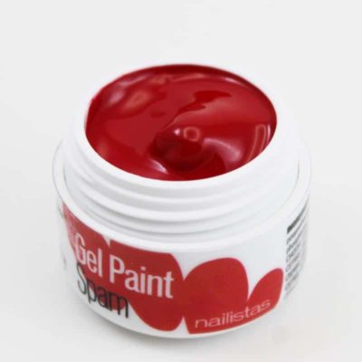 Gel paint nail art gel painting rojo oscuro