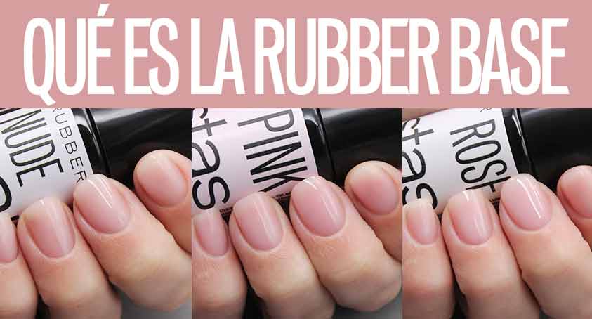 rubber base qué es y cómo se aplica en las uñas