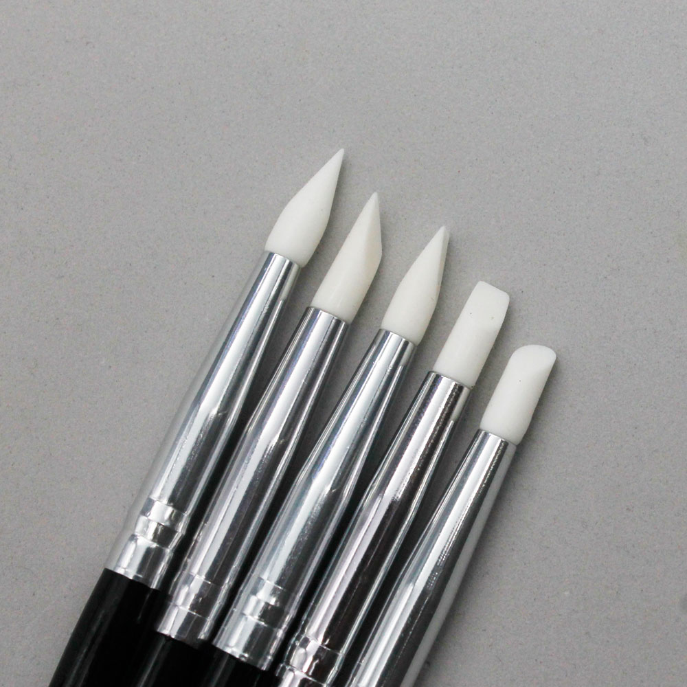 pinceles silicona manicura uñas