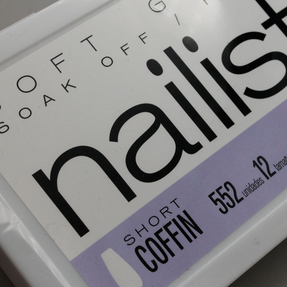 Soft Gel Tips Premium | Short Coffin 552 uds - Imagen 2