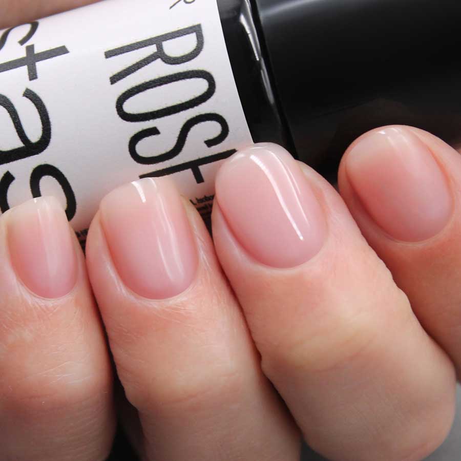 Base Rubber tono rosa claro de Nailistas