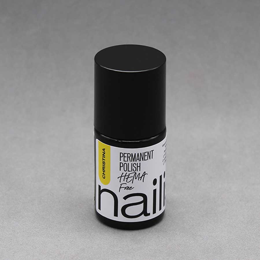 esmalte semipermanente amarillo Christina Nailistas