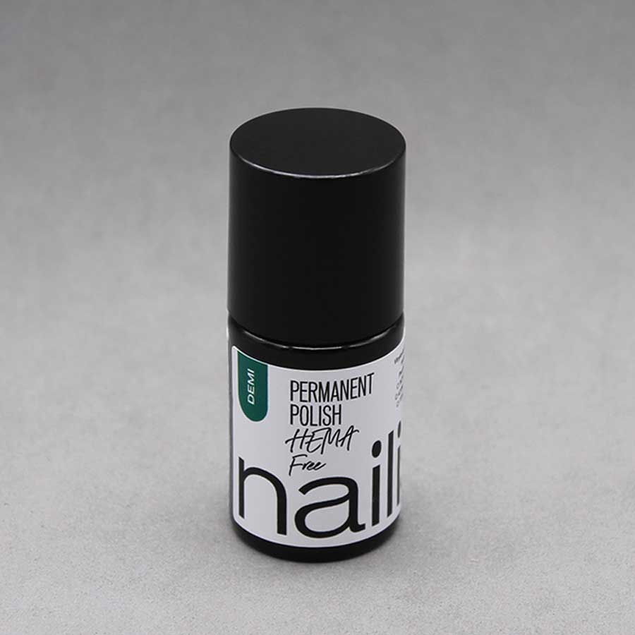 esmalte semipermanente color verde Demi de Nailistas