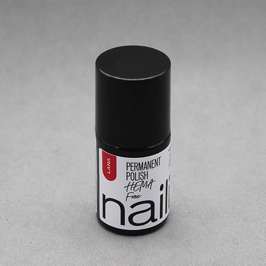 esmalte semipermanente color rojo Lana de Nailistas