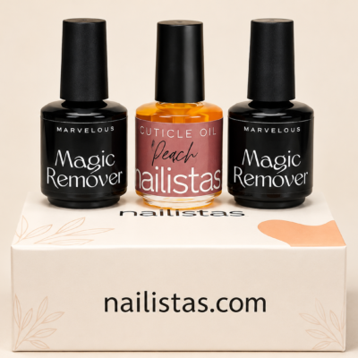 Kit Retirada Fácil 3 en 1 Nailistas | 2 Magic Remover + Aceite
